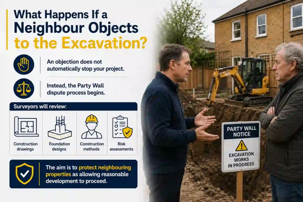 The Complete Guide to Section 6 Excavation Notices 3 What Happens If a Neighbour Objects to the Excavation Stevenage