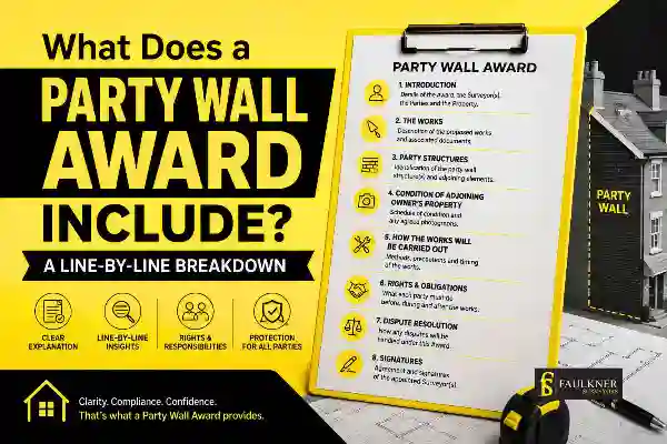 Party Wall Awards Explained Line-by-Line: What Property Owners and Neighbours Need to Know 1 What Does a Party Wall Award Include? A Line-by-Line Breakdown Stevenage